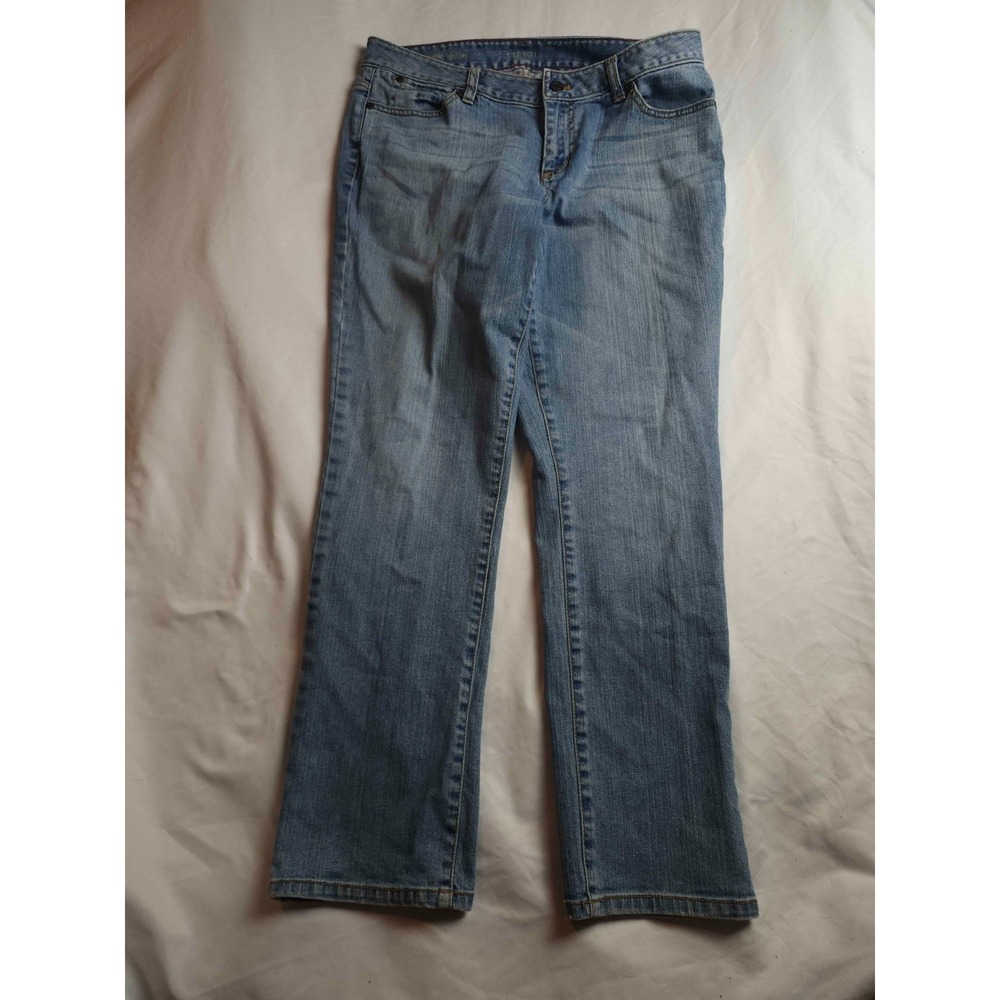 Talbots Signature Ankle Jeans Womens 10/30 Blue Denim‎ Boho Chic Coastal Grandma